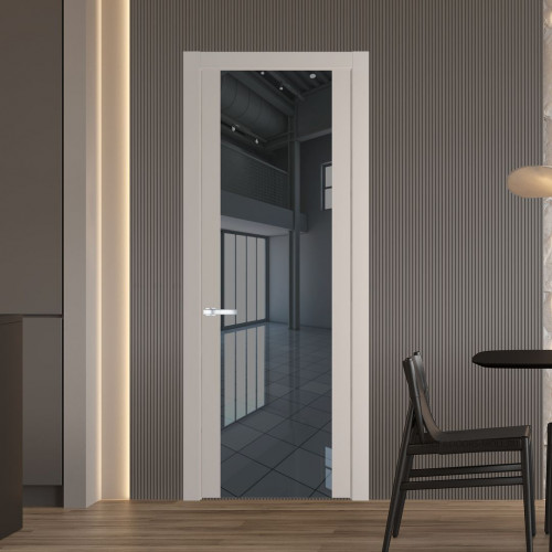 Межкомнатная дверь ProfilDoors 1.7P Сэнд Зеркало Grey