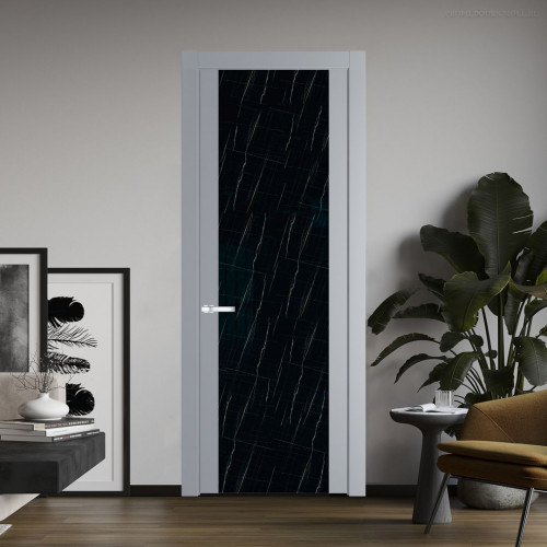 Межкомнатная дверь ProfilDoors 1.7P Смоки Неро мрамор