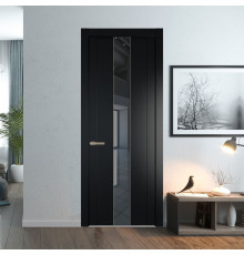 1.9P Блэк Зеркало Grey молдинг Никель матовый