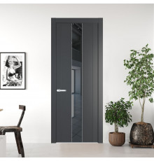 1.9P Графит Зеркало Grey молдинг Серебро