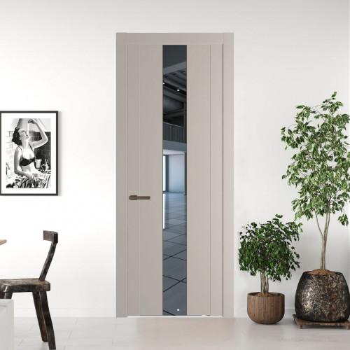 Межкомнатная дверь ProfilDoors 1.9P.O Сэнд Зеркало молдинг Деорэ