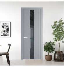 1.9P Смоки Зеркало Grey молдинг Вайт
