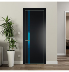 18 PA Блэк с профилем Зеленый воск с стеклом  зеркало blue