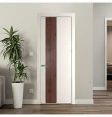 19 PA Перламутр белый с профилем Зеленый воск с вставкой Дуб Тобакко