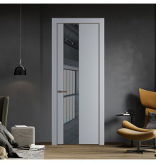 19 PA Смоки с профилем Деорэ с стеклом  зеркало grey