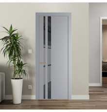 20 PA Смоки с профилем Никель с стеклом  зеркало grey