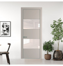 22 PA Санд с профилем Зеленый воск с стеклом перламутровый лак