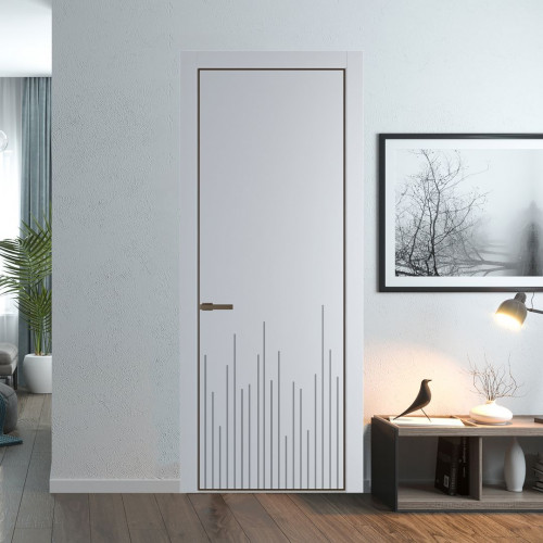 Межкомнатная дверь ProfilDoors 7 PA Лайт Грей с профилем Деорэ