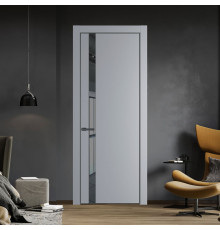 18 PE с вставкой из стекла зеркало grey Смоки с алюминиевой кромкой Серая Ночь