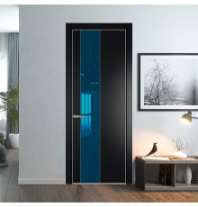 19 PE с вставкой из стекла зеркало blue Блэк с алюминиевой кромкой Никель