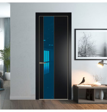 19 PE с вставкой из стекла зеркало blue Блэк с алюминиевой кромкой Шампань