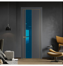 19 PE с вставкой из стекла зеркало blue Графит с алюминиевой кромкой Золото