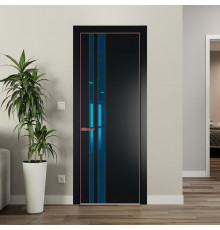 20 PE с вставкой из стекла зеркало blue Блэк с алюминиевой кромкой Красный антрацит
