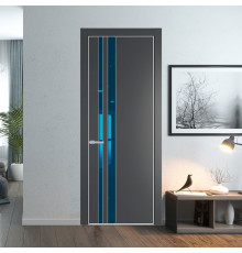 20 PE с вставкой из стекла зеркало blue Графит с алюминиевой кромкой Матовая