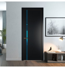 21 PE с вставкой из стекла зеркало blue Блэк с алюминиевой кромкой Деорэ