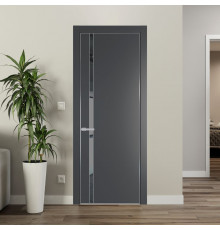 21 PE с вставкой из стекла зеркало grey Графит с алюминиевой кромкой Серебро