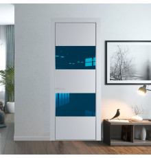 22 PE с вставкой из стекла зеркало blue Лайт Грей с алюминиевой кромкой Серебро