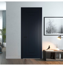 28 PE с фрезерованным рисунком Нэви Блу с алюминиевой кромкой Черный