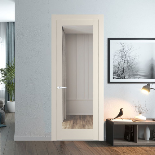 Межкомнатная дверь ProfilDoors 1.1.2PM Кремовая Магнолия Прозрачное