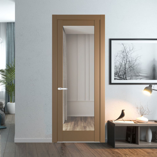Межкомнатная дверь ProfilDoors 1.1.2PM Перламутр золото Прозрачное