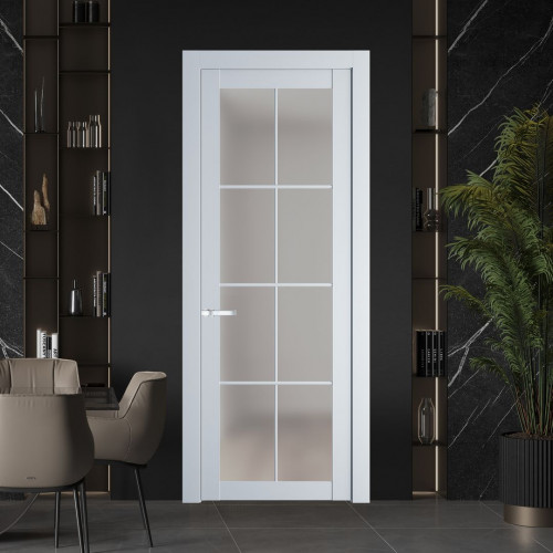 Межкомнатная дверь ProfilDoors 1.1.2 (р.8) PD цвет Вайт вставка Матовое
