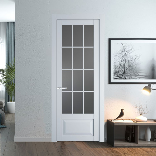 Межкомнатная дверь ProfilDoors 1.2.2 (р.12) PD цвет Вайт вставка Графит