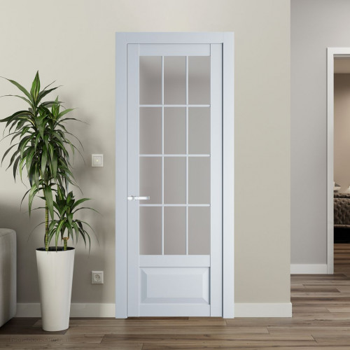Межкомнатная дверь ProfilDoors 1.2.2 (р.12) PD цвет Вайт вставка Матовое