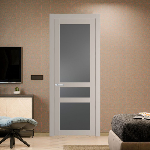 Межкомнатная дверь ProfilDoors 1.5.2 PD цвет Сэнд вставка Графит