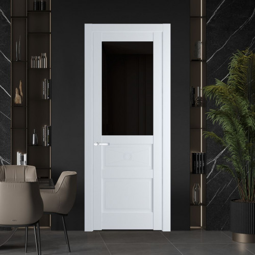 Межкомнатная дверь ProfilDoors 1.5.2PM Вайт Черное тонированное