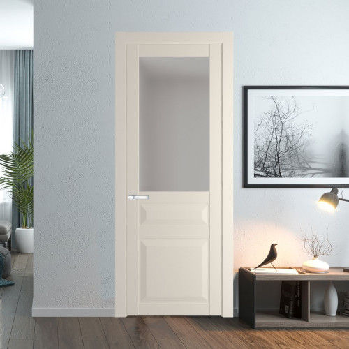 Межкомнатная дверь ProfilDoors 1.5.3 PD цвет Кремовая Магнолия вставка Матовое