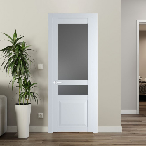 Межкомнатная дверь ProfilDoors 1.5.4 PD цвет Вайт вставка Графит