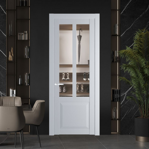 Межкомнатная дверь ProfilDoors 1.8.2 PD цвет Лайт Грей вставка Прозрачное