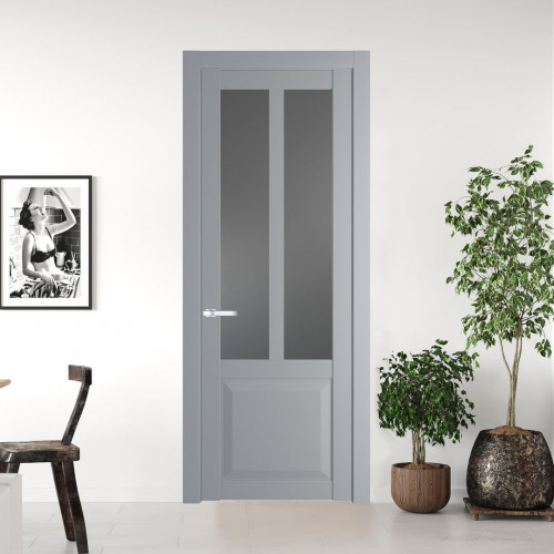 Межкомнатная дверь ProfilDoors 1.8.2 PD цвет Смоки вставка Графит