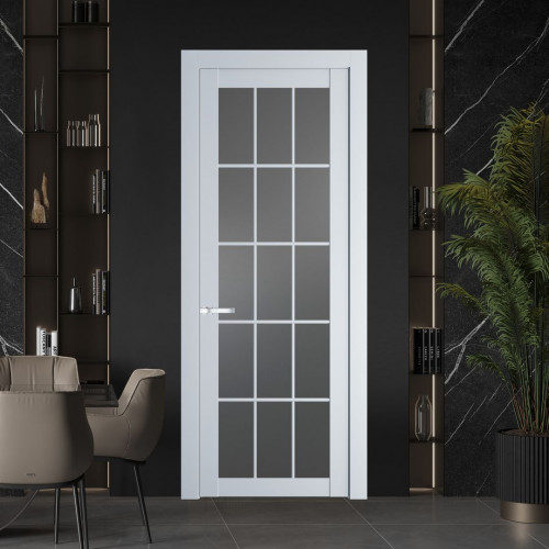 Межкомнатная дверь ProfilDoors 2.1.2 (р.15) PD цвет Вайт вставка Графит