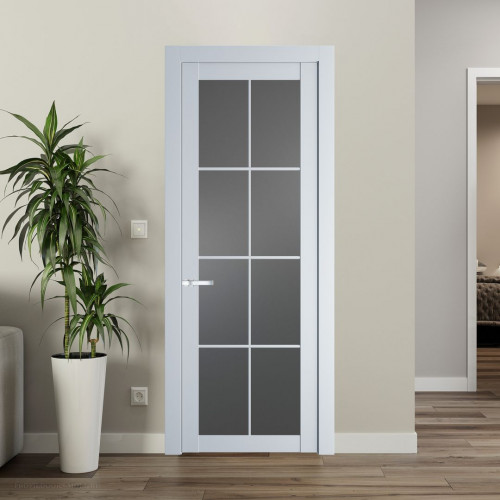 Межкомнатная дверь ProfilDoors 2.1.2 (р.8) PD цвет Вайт вставка Графит