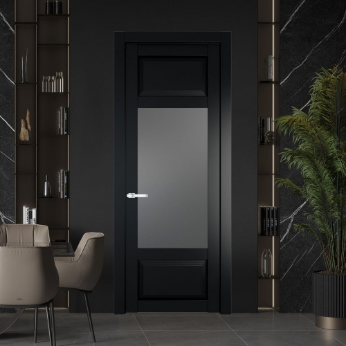 Межкомнатная дверь ProfilDoors 2.3.3 PD цвет Блэк вставка Графит
