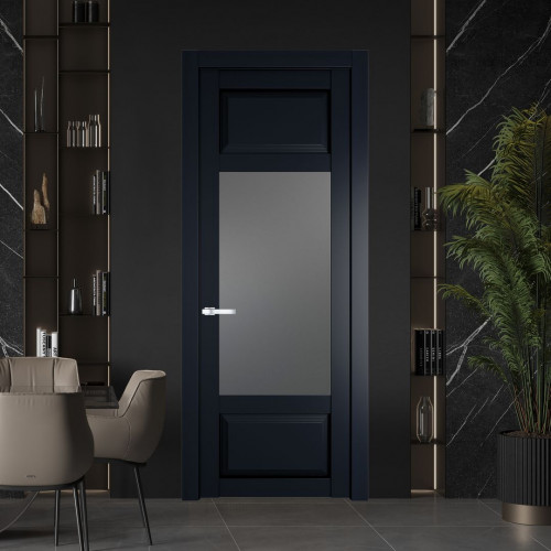 Межкомнатная дверь ProfilDoors 2.3.3 PD цвет Нэви Блу вставка Графит