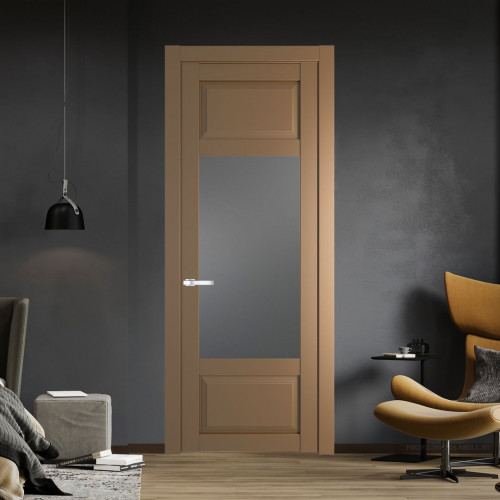 Межкомнатная дверь ProfilDoors 2.3.3 PD цвет Перламутр золото вставка Графит
