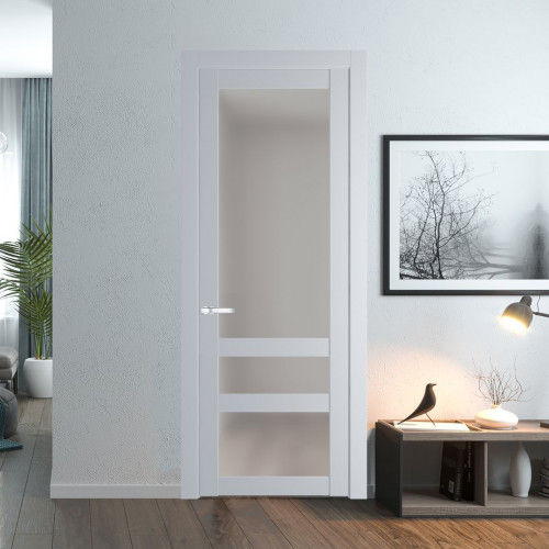 Межкомнатная дверь ProfilDoors 2.5.2 PD цвет Лайт Грей вставка Матовое