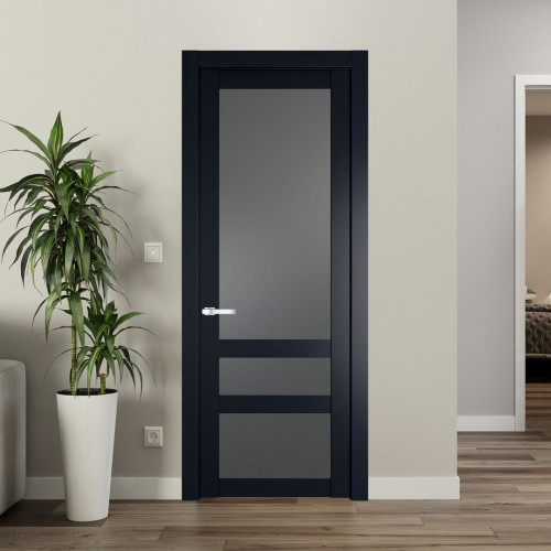 Межкомнатная дверь ProfilDoors 2.5.2 PD цвет Нэви Блу вставка Графит