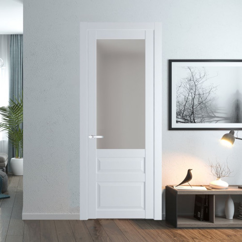 Межкомнатная дверь ProfilDoors 2.5.3 PD цвет Вайт вставка Матовое