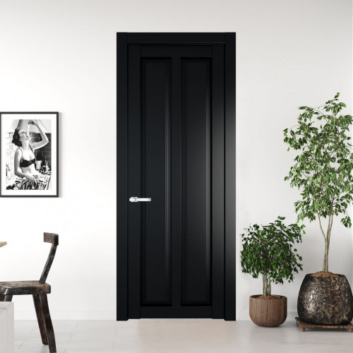 Межкомнатная дверь ProfilDoors 2.7.1 PD цвет Блэк вставка Глухая
