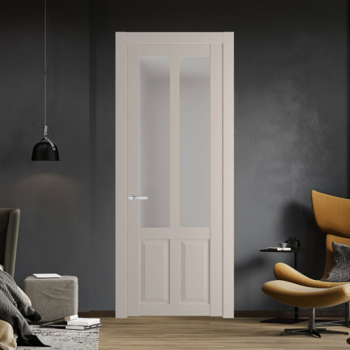 Межкомнатная дверь ProfilDoors 2.8.2 PD цвет Сэнд вставка Матовое