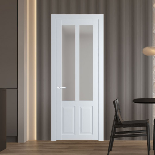 Межкомнатная дверь ProfilDoors 2.8.2 PD цвет Вайт вставка Матовое