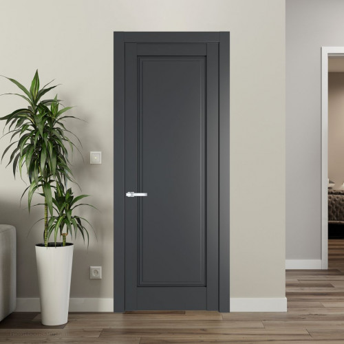 Межкомнатная дверь ProfilDoors 3.1.1 PD цвет Графит вставка Глухая