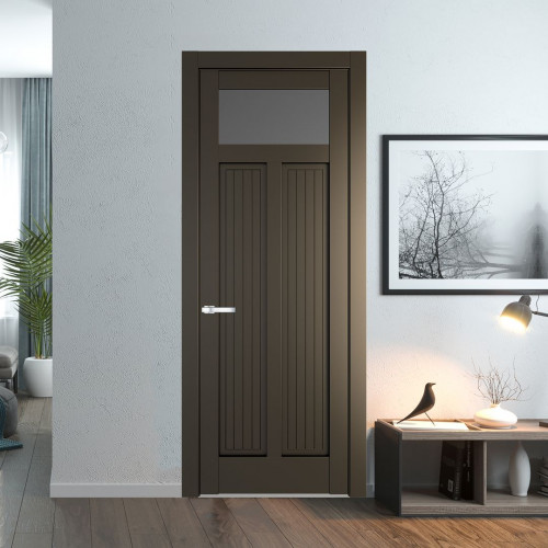 Межкомнатная дверь ProfilDoors 3.4.2PM Перламутр бронза Графит