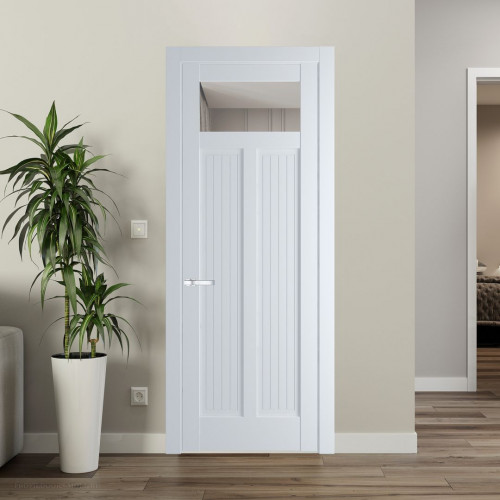 Межкомнатная дверь ProfilDoors 3.4.2PM Вайт Прозрачное
