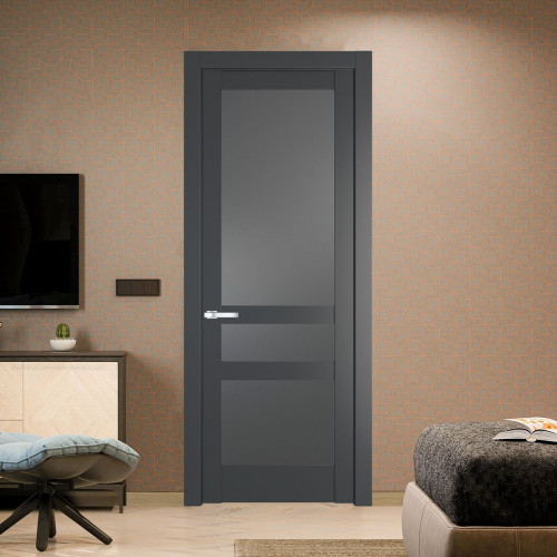 Межкомнатная дверь ProfilDoors 3.5.2 PD цвет Графит вставка Графит