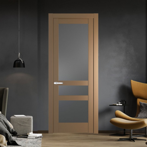 Межкомнатная дверь ProfilDoors 3.5.2 PD цвет Перламутр золото вставка Графит
