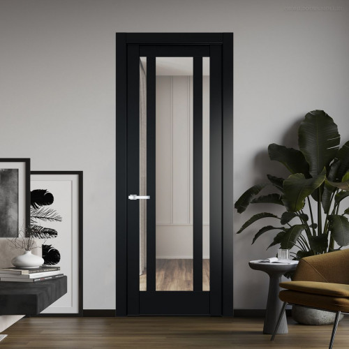 Межкомнатная дверь ProfilDoors 3.5.2PM Блэк Прозрачное
